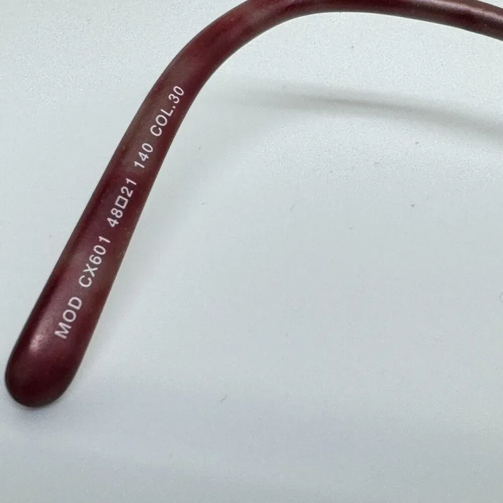 Selectra‎ Memoflex MOD CX601 Red Eyeglasses Frame 48-21-140mm H14573